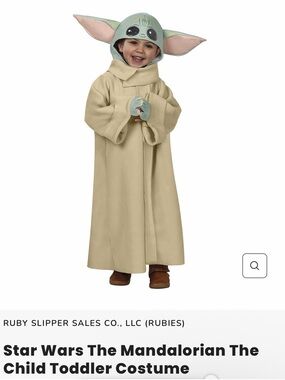 Star Wars The Child Toddler Costume - The Mandalorian Baby Yoda Grogu